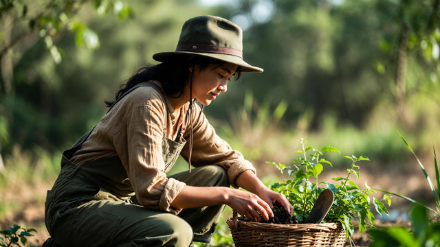 sustainable living with calm progress